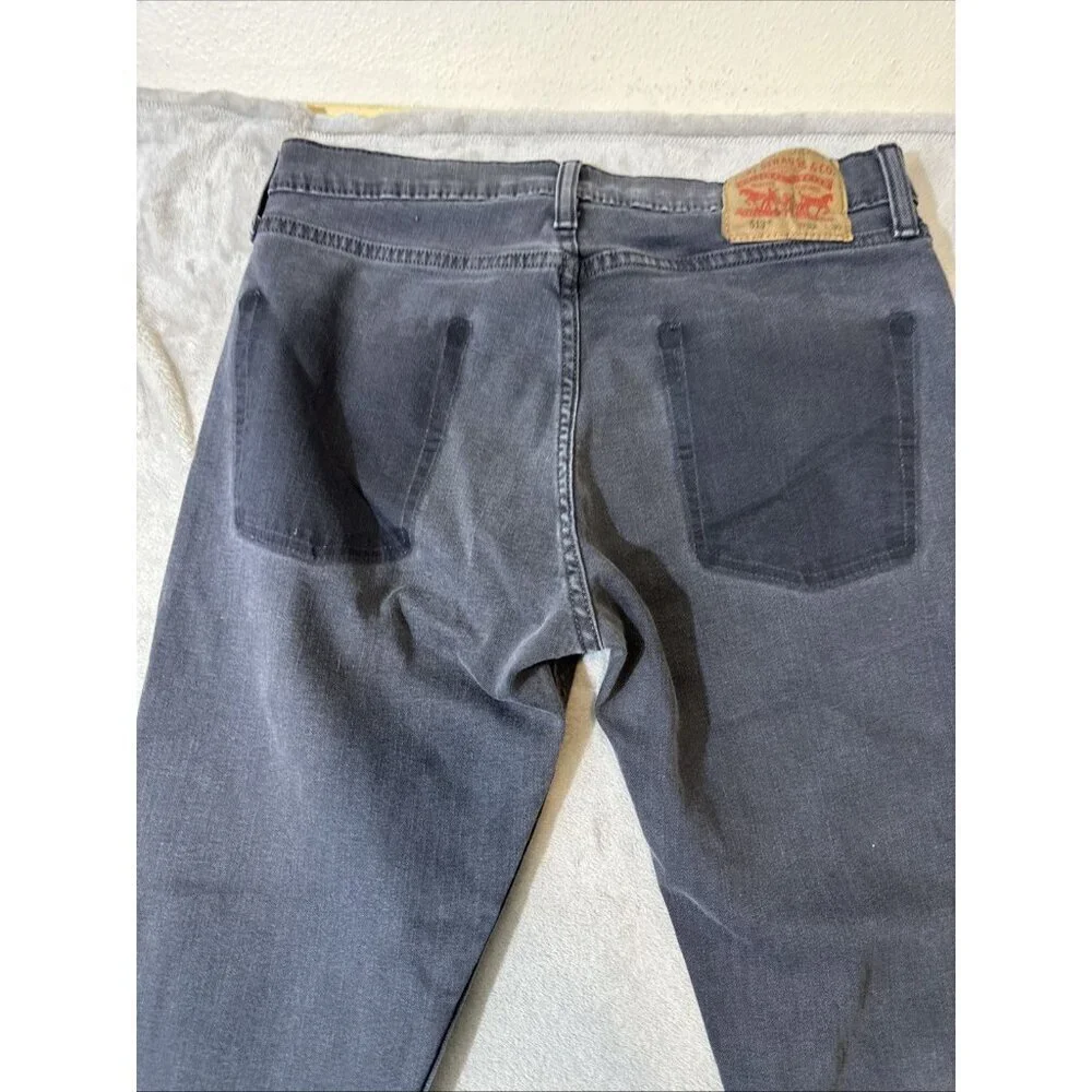 Levi’s 513 Slim Straight Jeans Gray Wash Men’s 32x30